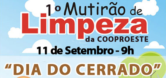 1º Mutirão de Limpeza da COOPROESTE