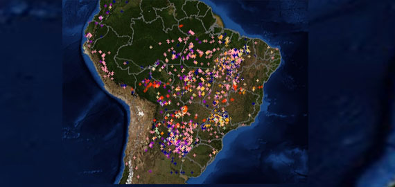 O número de queimadas no Brasil cresceu 53,3% em cinco anos